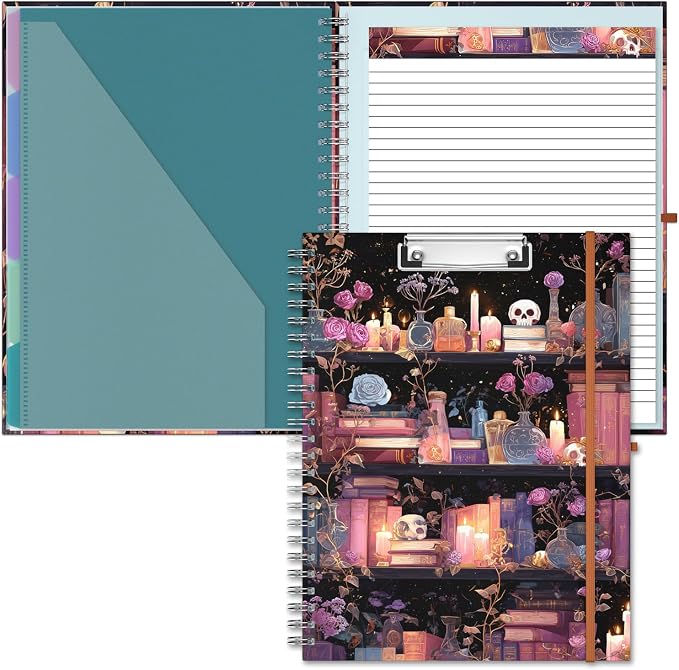 Hongri Clipboard Folio with Refillable Lined Notepad, 8.5 x 11 Folders with by Hongri