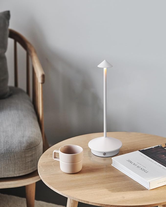 Modern Cordless Table Lamp Set of 2, Portable LED Desk Lamps, 5000mAh - Image 7