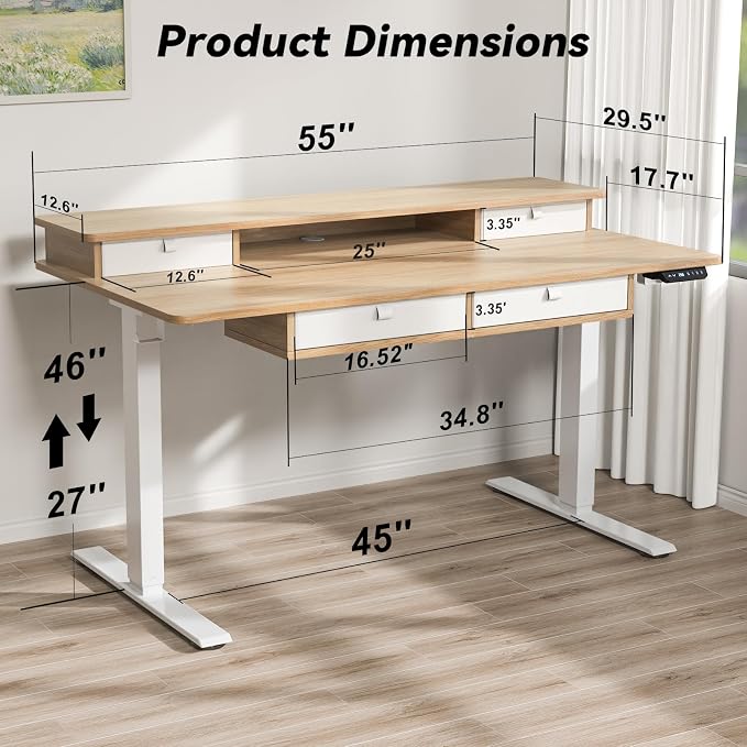 FiCiHi Adjustable Height Standing Desk - Image 3