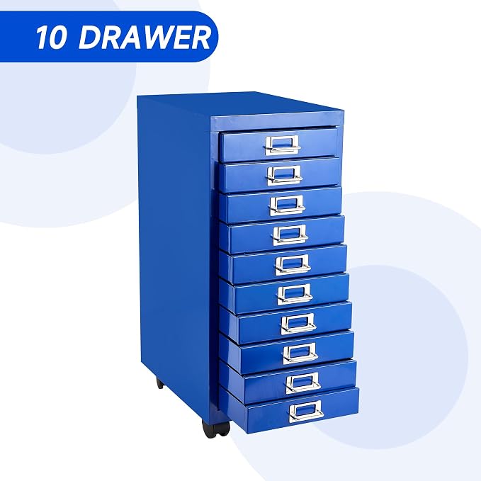 File Cabinet MINI 10 Tier Metal File Organizer Document Organizer - Image 2