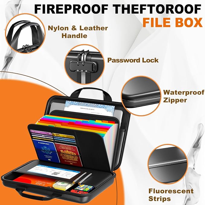 Fireproof Document Organizer - Image 3