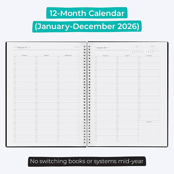 WallDeca Appointment Planner 2026, Agenda Planner - Image 3