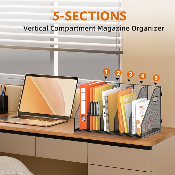 SUPEASY Binder Organizer, Magazine File Holder - Image 5