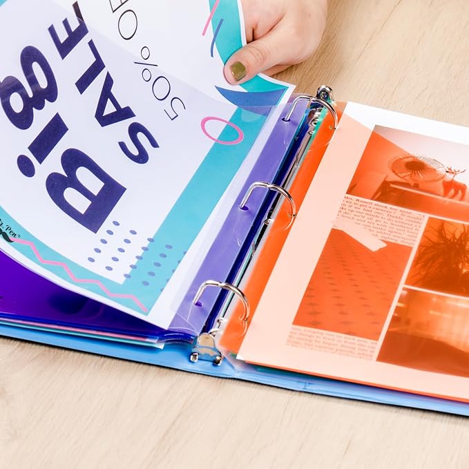 Mr. Pen- Binder Dividers with Pockets and Tabs, 48 Pack | Pastel Color - Image 9