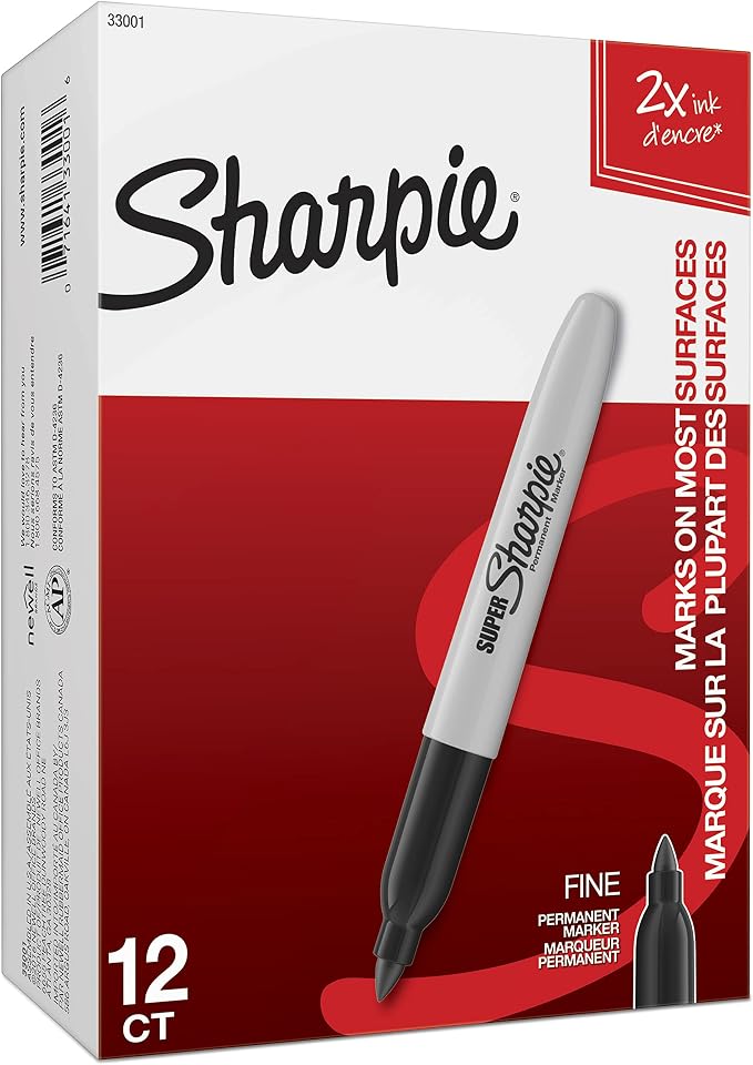 Sharpie Super Permanent Markers, Fine Point, - Image 6