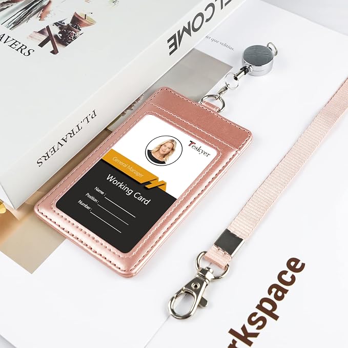 Teskyer Leather Badge Holder - Image 5