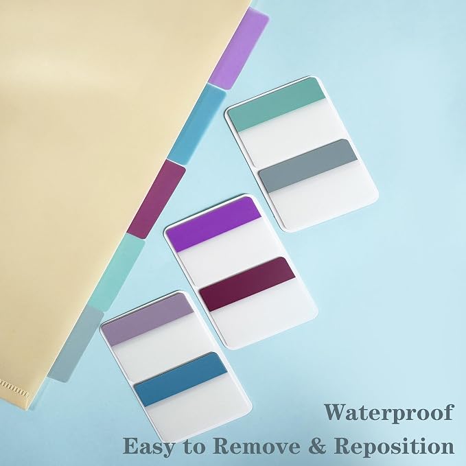 ELII 300 PCS Sticky Index Tabs 2 Inch Book Tabs Page Markers Lavender | - Image 7