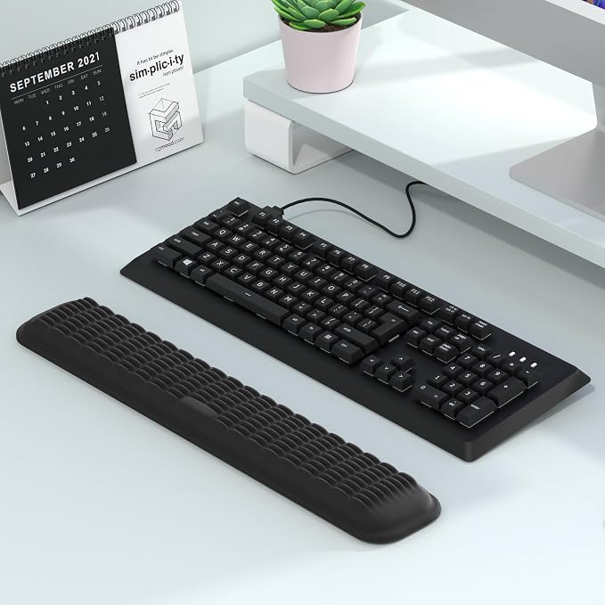 MEKASS Keyboard Wrist Rest, Soft Memory Foam Wrist Support, Keyboard Hand Rest - Image 8