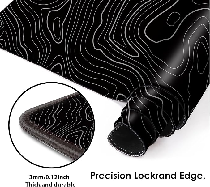 Galdas Mouse Pad For Gaming, XXL XL Large Mouse Mat Long Extended MousePad Desk - Image 3