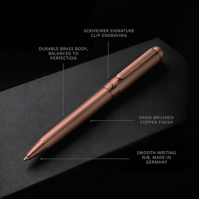 Scriveiner Copper Ballpoint Pen - Image 5