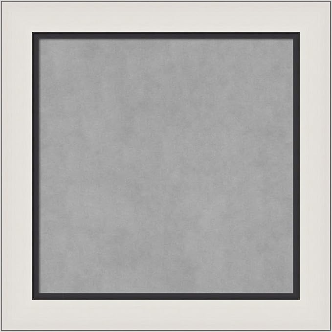 Amanti Art Silver Framed Magnetic Board 26x26 Medium Vision Board by AmantiArt