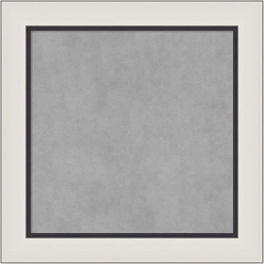 Amanti Art Silver Framed Magnetic Board 26x26 Medium Vision Board by AmantiArt