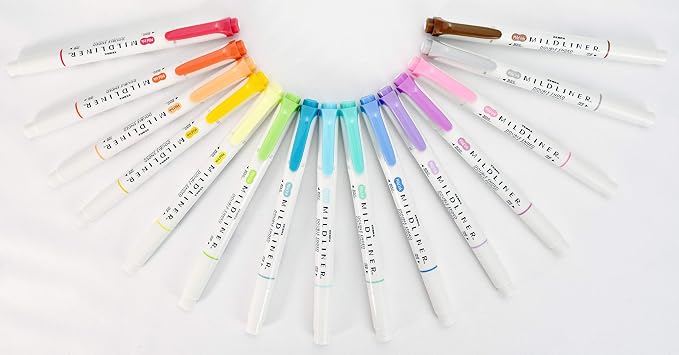 Zebra Pen Mildliner Double Ended Highlighter Set, Broad and Fine Point Tips - Image 6
