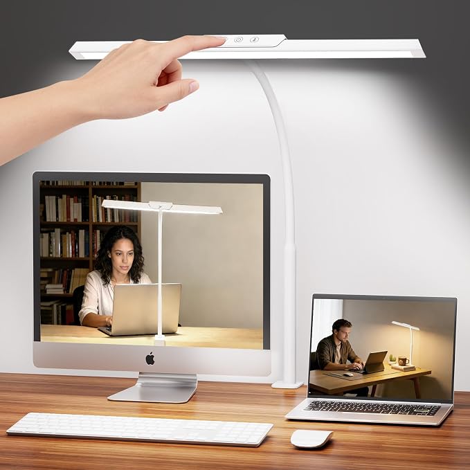 LED Desk Lamp for Office Home, Stepless Dimming Architect Desk Light by Unknown