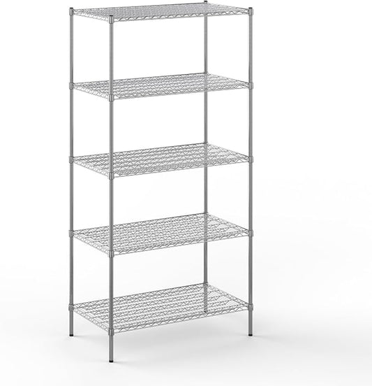Regal Altair 24" Deep x 42" Wide x 86" Height Wire Shelving Kit | 5-Tier | NSF by Regal+Altair