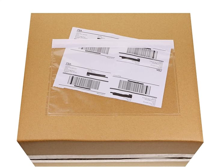 Tupalizy Clear Shipping Mailing Label Envelopes Pouches Top Loading Packing by Tupalizy