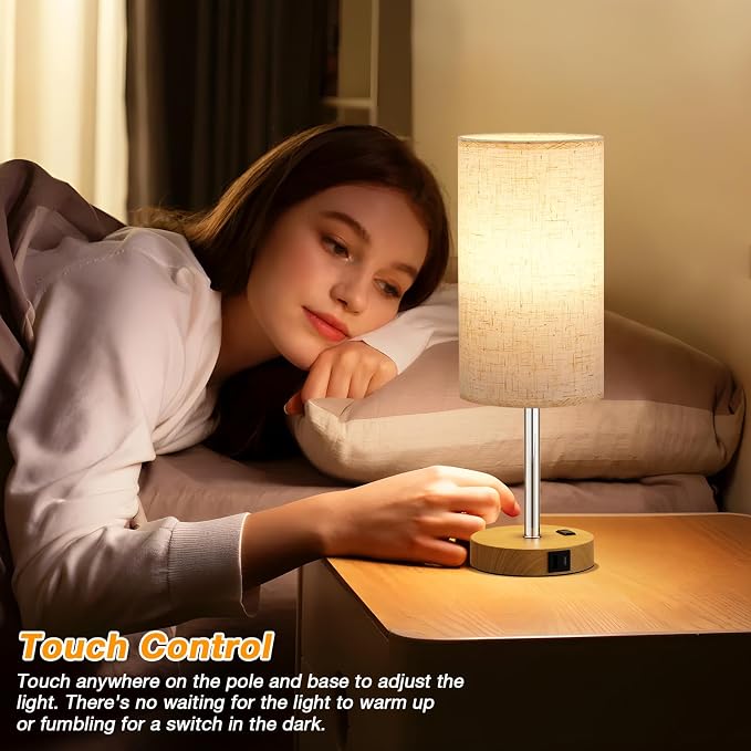 Dicoool Touch Bedside Table Lamp - Image 5