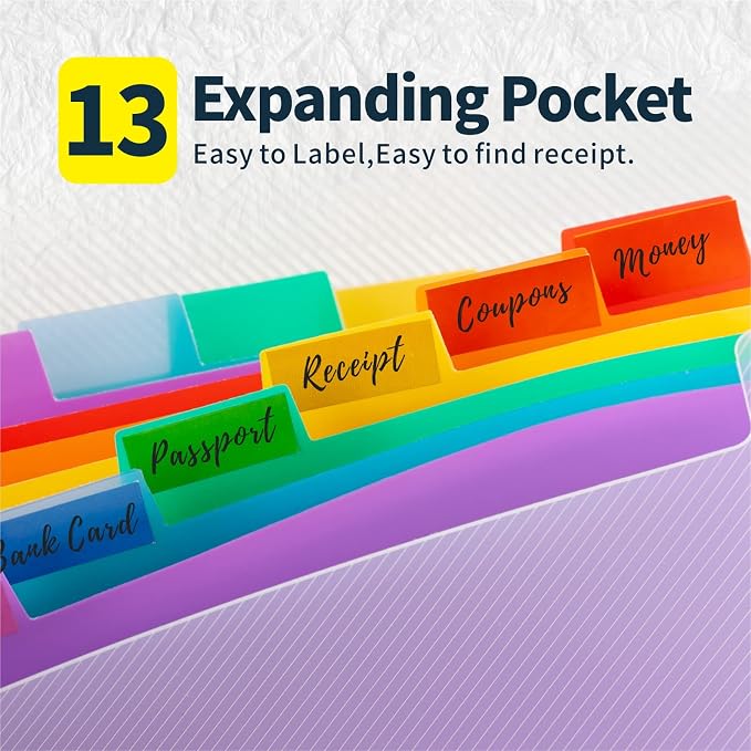 Mini Accordion File Organizer - Image 4