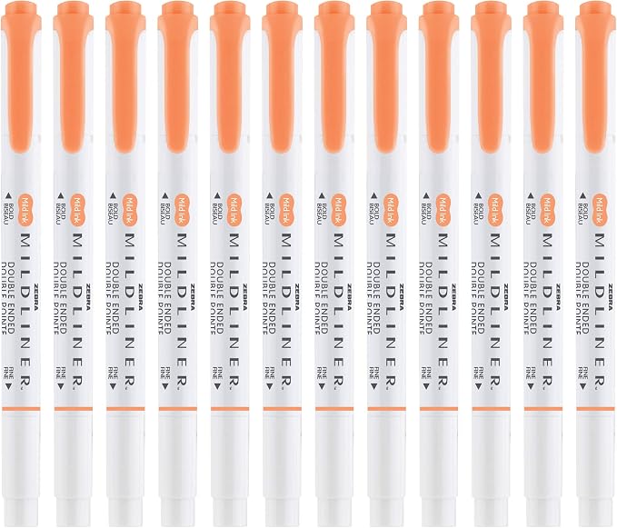 Zebra Pen Mildliner Dual-Tip Highlighters, Broad and Fine Tips, No Bleed - Image 3
