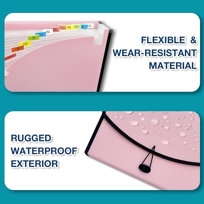 H4D 13-Pocket Accordion File Organizer - Image 7