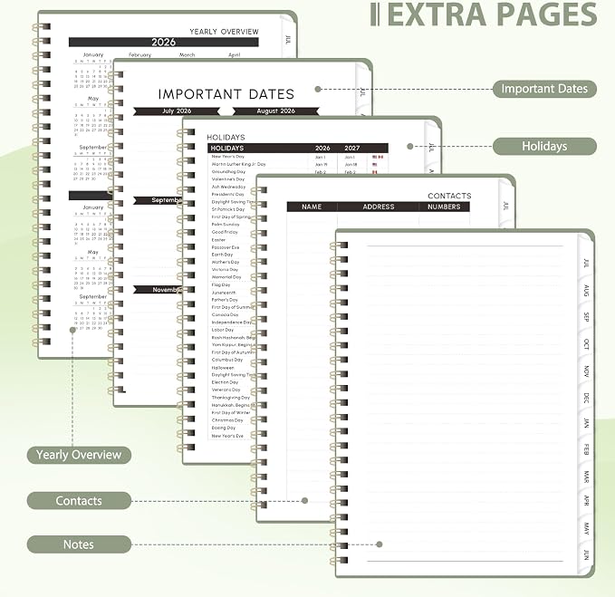Planner 2026-2027, Weekly and Monthly Academic Planner, July 2026 - Image 5