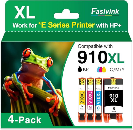 910XL Ink Cartridges Replacement for HP 910XL Ink Cartridges Combo Pack for HP OfficeJet Pro 8025e 8015e 8028e 8035e 8020 8015 8028 8025 8035 Printers-DeskLoop Office