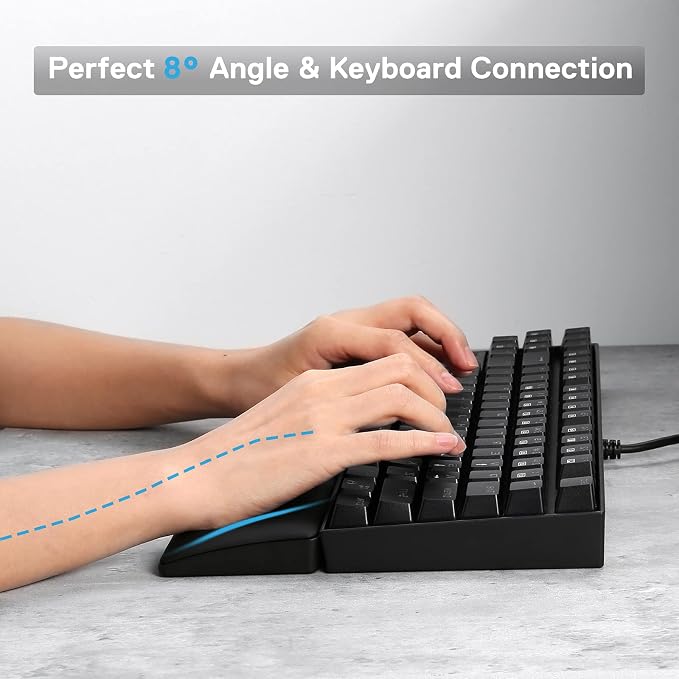 Redragon P036 Meteor M Computer Keyboard Wrist Rest Pad, Ergonomic Soft Memory - Image 8