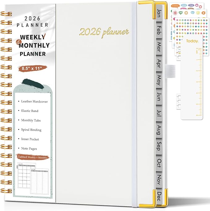 2026 Planner, Weekly and Monthly Calendar Planner from January 2026 by Unknown