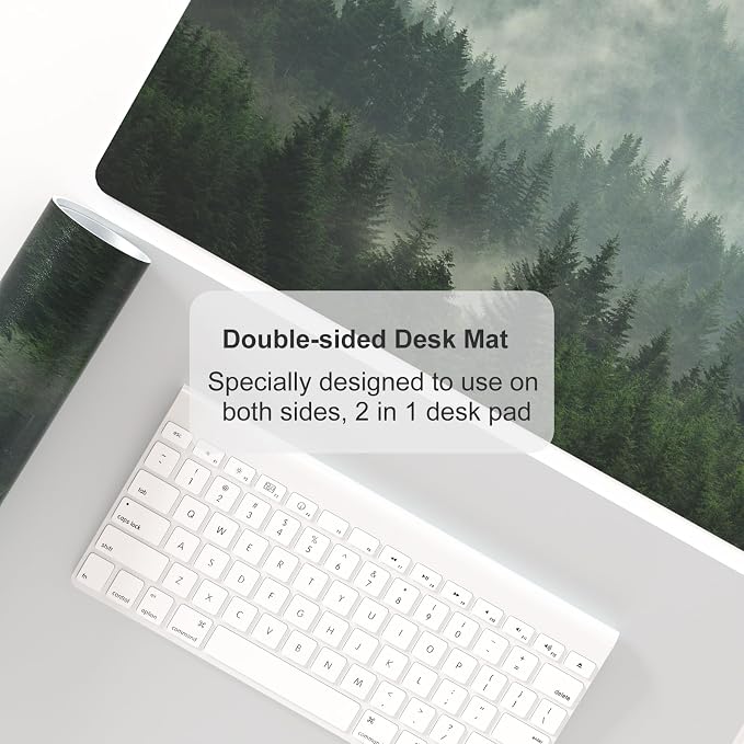 Colorful Star Large Mouse Pad, PU Leather Waterproof Desk Mat, Computer Gaming - Image 4