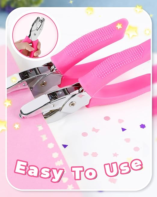 UCEC 4PCS Hole Punch Set for Crafts, Mini Hole Punch - Image 4