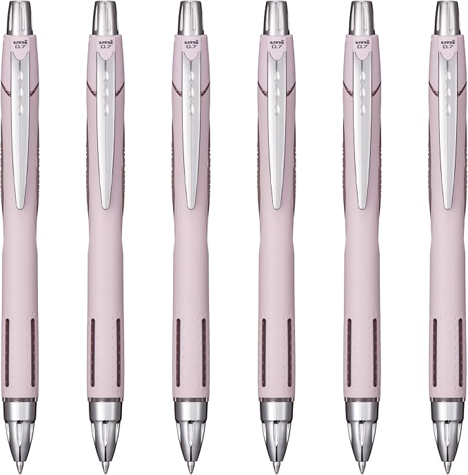 Uni-Ball Jetstream RT Ballpoint Pen, Fine Point, Lavender Barrel, 6 Pens by uni-ball