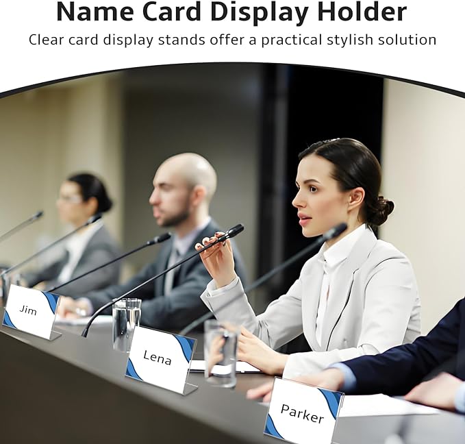 30 PCS Small Acrylic Sign Holder 3.5" x 2", Mini Acrylic Food Sign Labels - Image 5