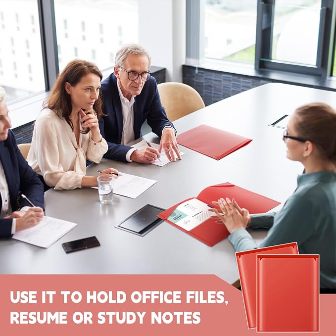 Henoyso 18 Pcs Plastic Folders - Image 6