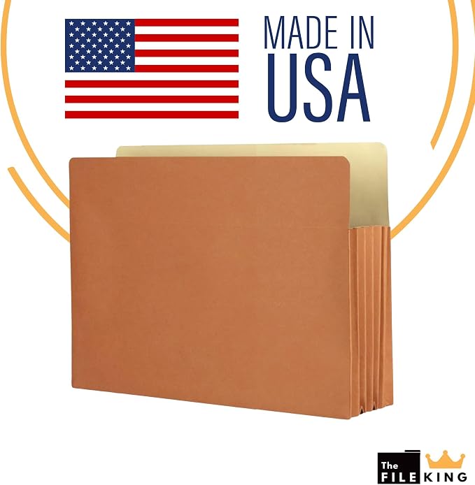 The File King Expanding Accordion File Folder | Letter Size | Box of 50 - Image 5