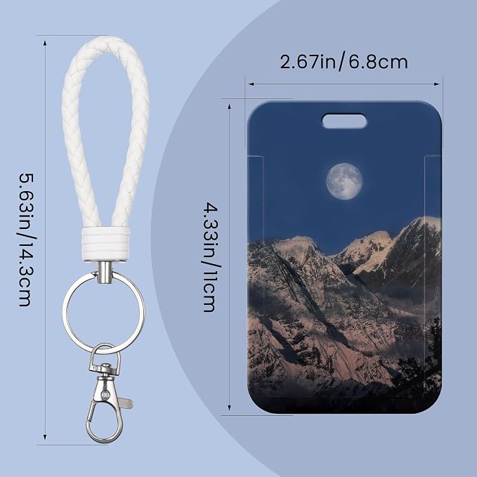 ID Card Badge Holder Key Chain - Image 2