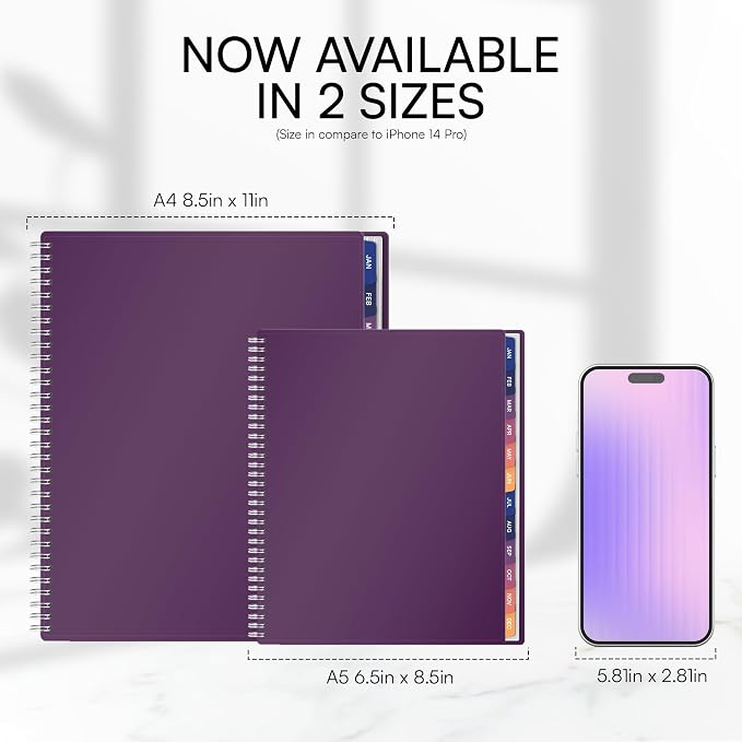 Ensight 2026 Appointment Book and Planner 6.5" x 8.5" Large Hourly Weekly Daily - Image 7