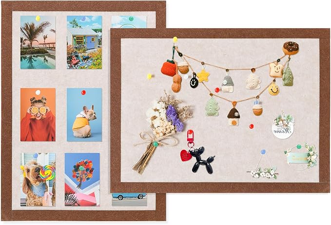 Felt Bulletin Board, 15.7''X 11.8'' corkboard Pin Board by SayHellotoGoodLife