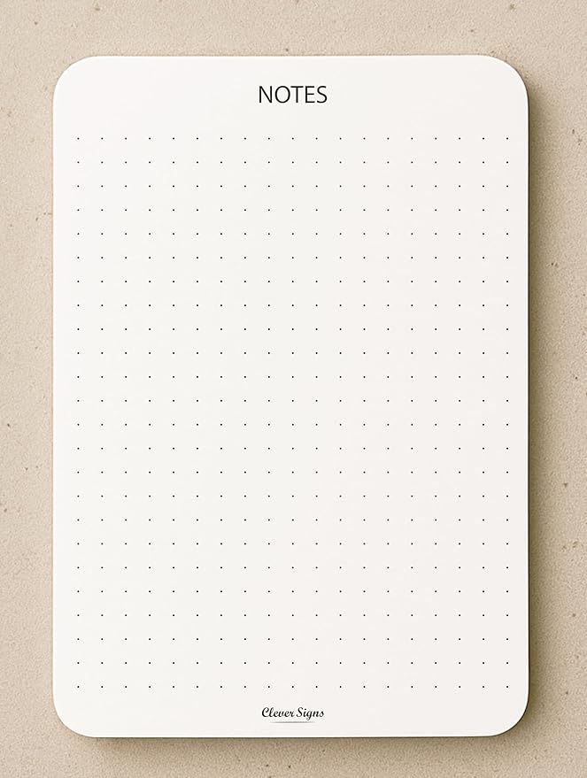 CLEVER SIGNS Memo Pads A6 Size – 4-Pack, 50 Sheets Each, Note-taking, Journaling by CLEVERSIGNS