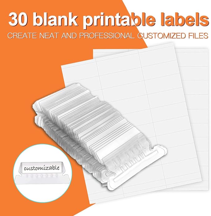 HERKKA Hanging File Folders, 30 Pack Reinforced Letter Size Hanging Folders - Image 5
