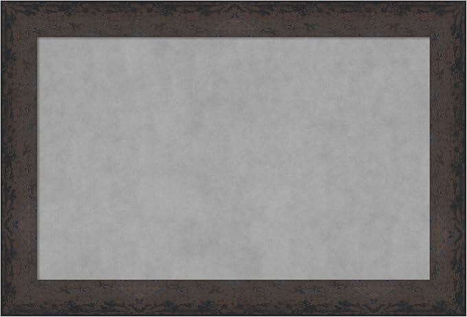 Amanti Art Black Framed Magnetic Board 25x37 Large Vision Board by AmantiArt