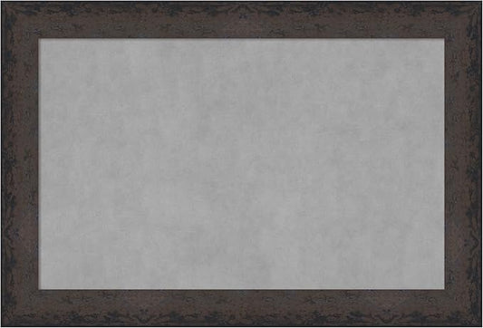 Amanti Art Black Framed Magnetic Board 25x37 Large Vision Board by AmantiArt