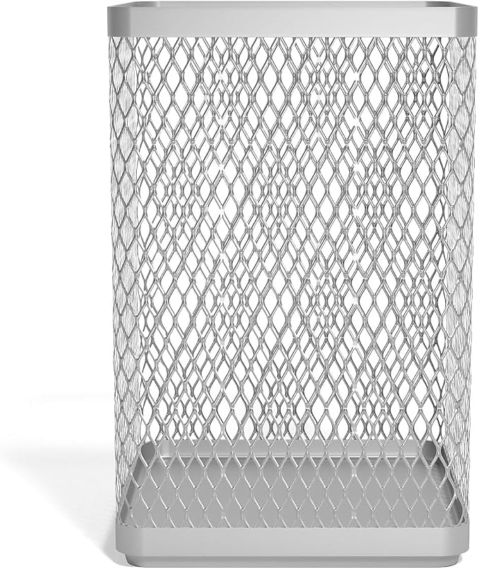 TRU RED Stackable Wire Mesh Jumbo Pencil Holder, 3‑Pack – Large Desktop - Image 2