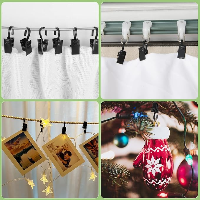 50pcs Awning Lights Clips Stainless Steel CurtainClip Hooks Curtain Hooks - Image 6