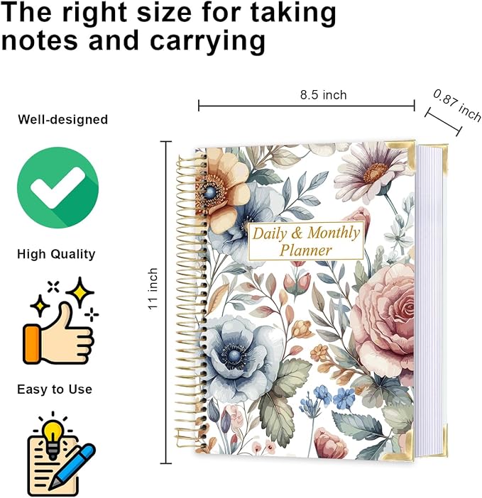 Undated Daily Planner 8.5"x11" - Image 2