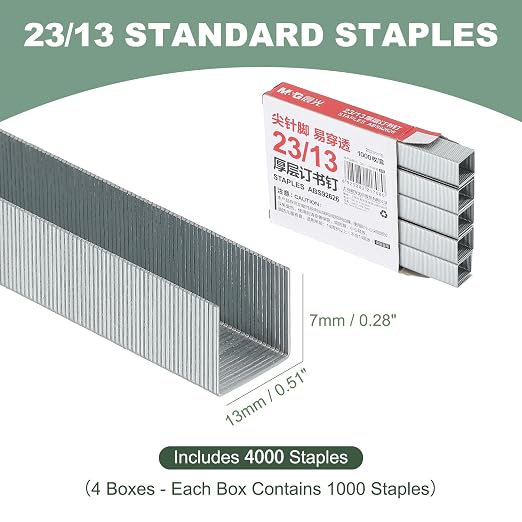 PATIKIL 23/13 Staples for Stapler - Image 2