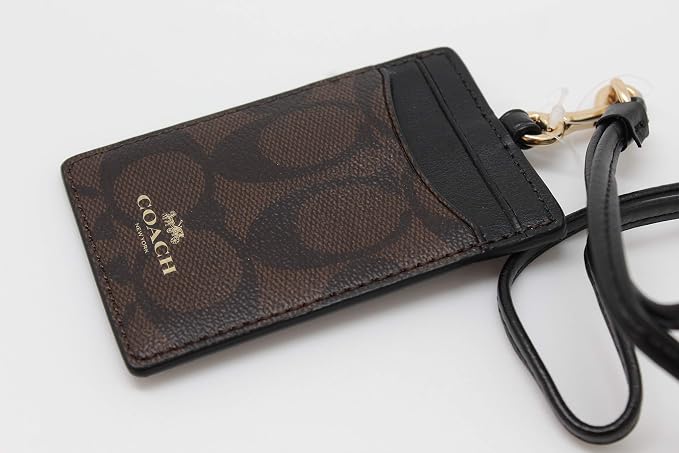 Coach Signature PVC Lanyard ID Badge Card Holder - Image 6