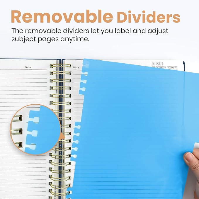 Large Spiral Lined Notebooks for Work - Image 4