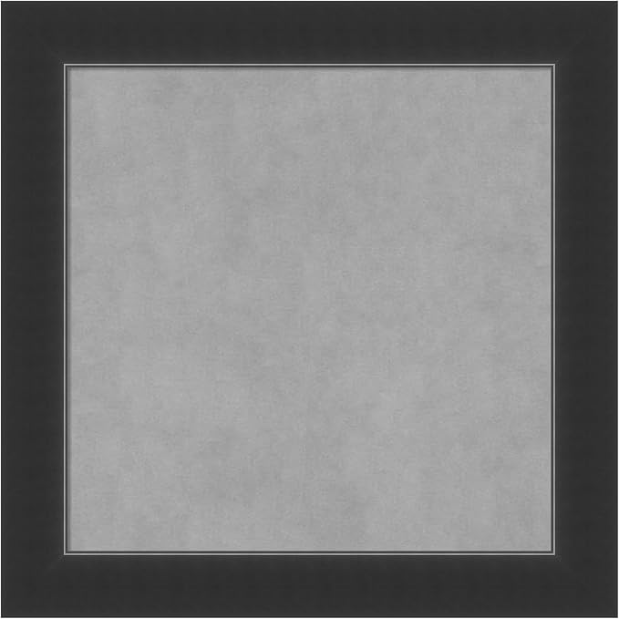 Amanti Art Black Framed Magnetic Board 25x25 Medium Vision Board by AmantiArt