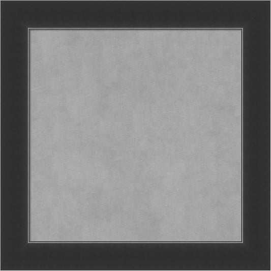 Amanti Art Black Framed Magnetic Board 25x25 Medium Vision Board by AmantiArt