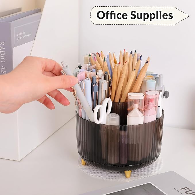 SKYDUE Rotating Pencil Pen Holder, Pen Organizer - Image 3